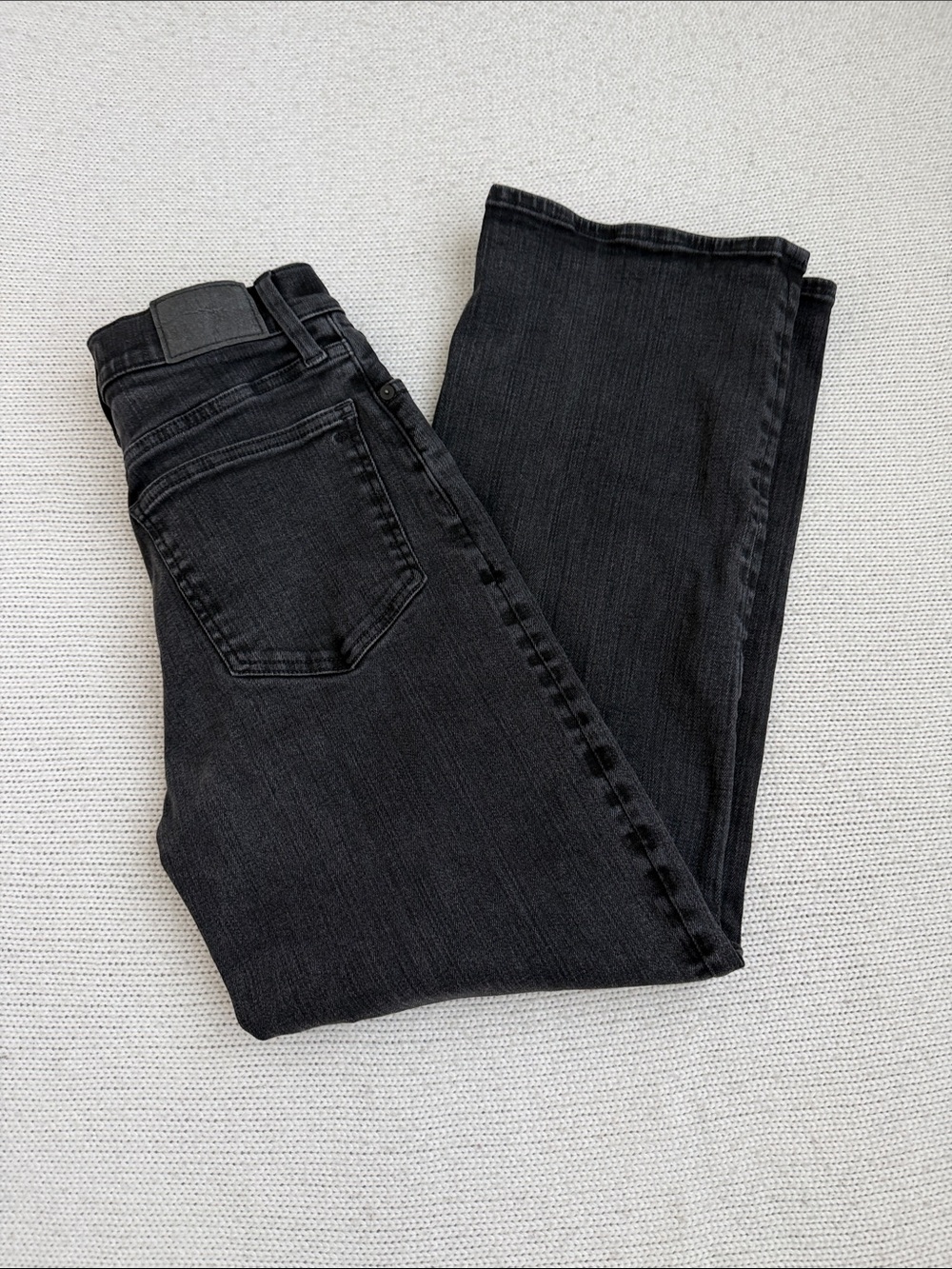 Madewell The Perfect Vintage Wide Leg Jeans Black Size 27